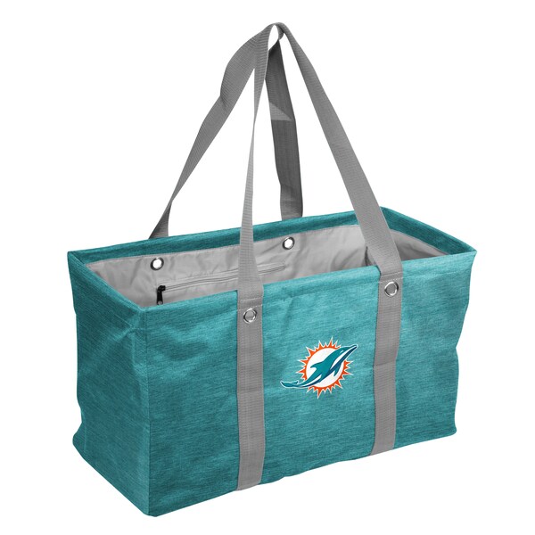 Logo Brands Miami Dolphins Crosshatch Picnic Caddy 617-765-CR1 - main